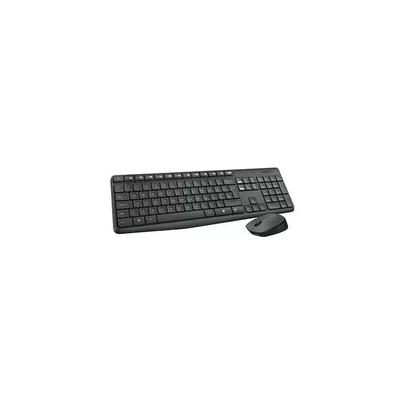 (920-007919) LOGITECH COMBO TECLADO + RATÓN MK235 INALÁMBRICO 2.4GHZ QWERTY ESPAÑOL NEGRO