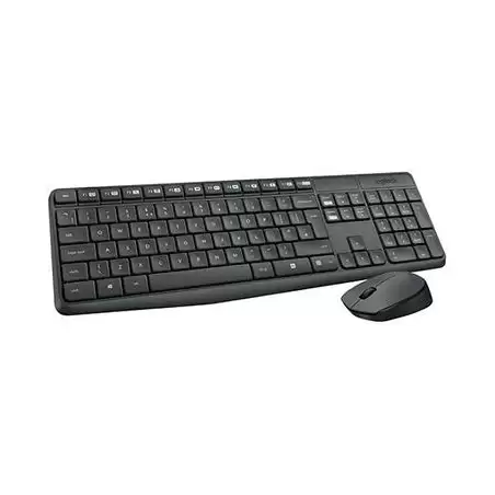 (920-007919) LOGITECH COMBO TECLADO + RATÓN MK235 INALÁMBRICO 2.4GHZ QWERTY ESPAÑOL NEGRO