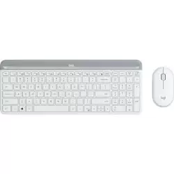 (920-009199) LOGITECH COMBO TECLADO + RATÓN MK470 INALÁMBRICO BLANCO