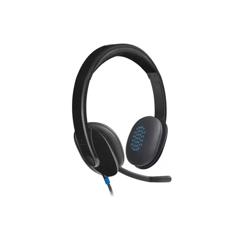 (981-000480) LOGITECH AURICULARES BIAURAL ESTEREO CON MICRÓFONO AUDIO DE ALTO RENDIMIENTO CON SUPRESION DE RUIDOS