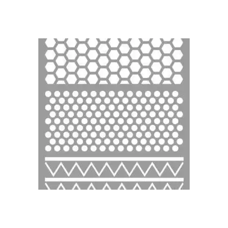 (090014) LA PAJARITA STENCIL ST-14 PLANTILLA DECORATIVA MODELO TEXTURES