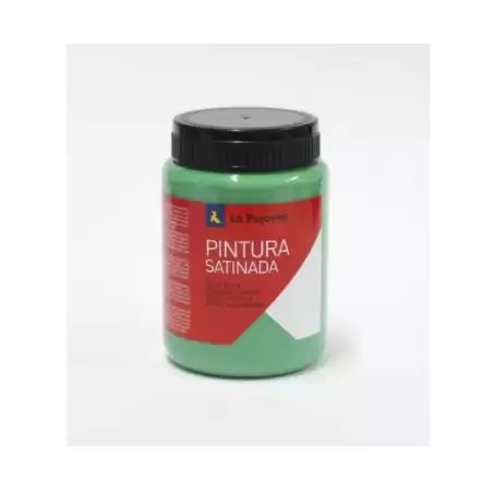 (110522) LA PAJARITA TÉMPERA ESCOLAR BOTE DE 35ML SATINADA VERDE VIVO L-17