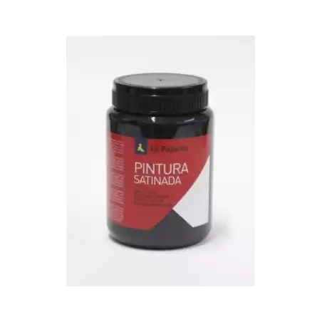 (110622) LA PAJARITA TÉMPERA ESCOLAR BOTE DE 35ML SATINADA NEGRO L-22