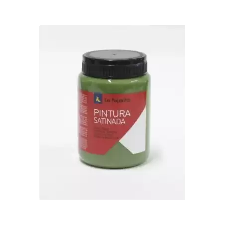 (110822) LA PAJARITA TÉMPERA ESCOLAR BOTE DE 35ML SATINADA VERDE MONTE L-16