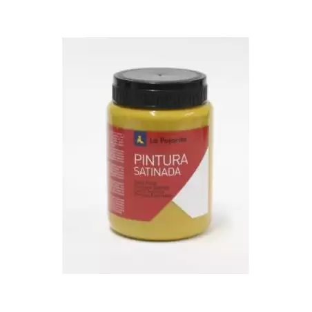 (111022) LA PAJARITA TÉMPERA ESCOLAR BOTE DE 35ML SATINADA AMARILLO OXIDO L-03