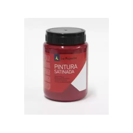 (111222) LA PAJARITA TÉMPERA ESCOLAR BOTE DE 35ML SATINADA ROJO CARMIN L-09