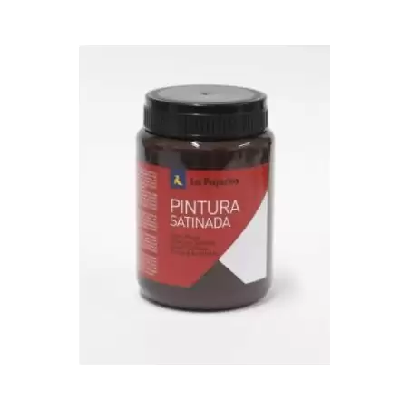 (111822) LA PAJARITA TÉMPERA ESCOLAR BOTE DE 35ML SATINADA MARRON SOMBRA TOSTADA L-15