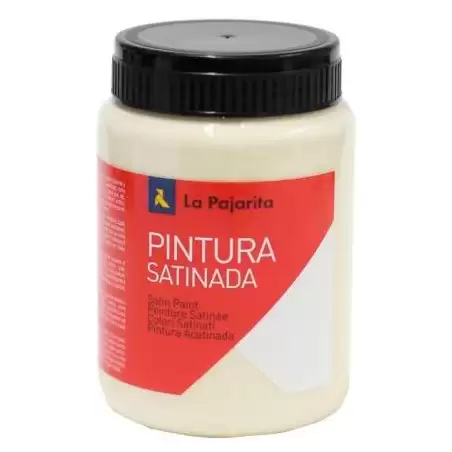 (112913) LA PAJARITA PINTURA SATINADA L-25 BOTE DE 375ML MARFIL