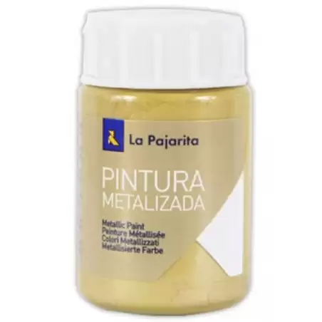 (125322) LA PAJARITA PINTURA METALIZADA ME-03 35ML ORO RICO