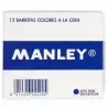(MNC04497) MANLEY ESTUCHE DE 12 CERAS 60MM (6) NARANJA