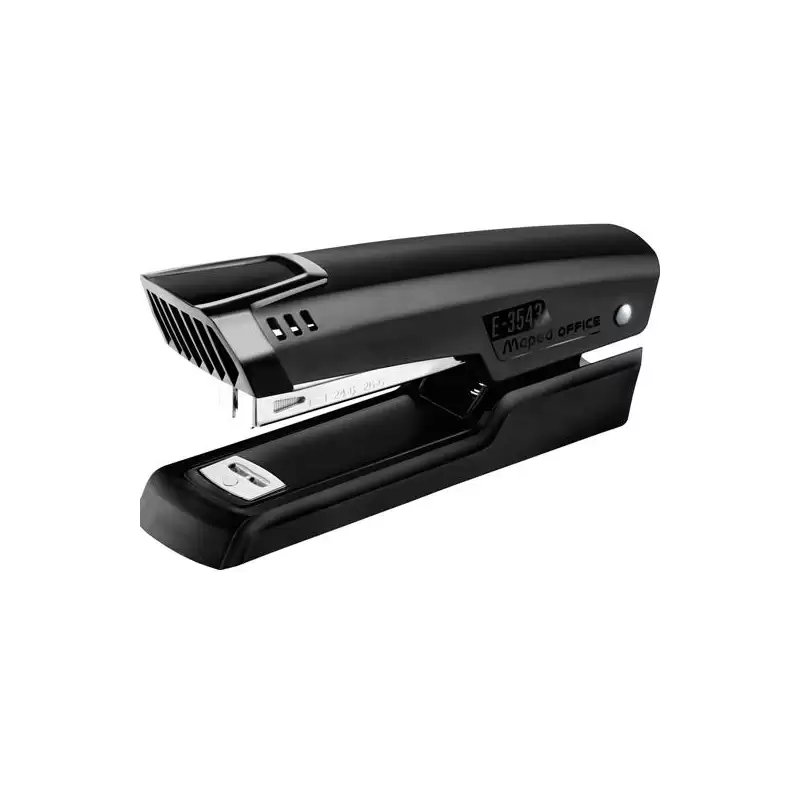 (354311) MAPED GRAPADORA SOBREMESA HALF STRIP ESSENTIAL METAL GRAPAS 24/6  26/6 NEGRO