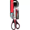 (499210) MAPED TIJERAS MULTIUSOS ADVANCED SOFT GEL 21CM ASIMÉTRICAS MANGO NEGRO/ROJO -BLISTER-