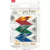 (119514) MAPED GOMA HARRY POTTER 3 CASAS DE HOWARTS TRIANGULAR EN BLISTER DE 3
