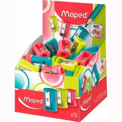 (506300) MAPED AFILALÁPICES VIVO 1 AGUJERO C/SURTIDOS CAJA EXPOSITORA DE 75U