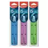 (279110) MAPED REGLA TWIST´N FLEX DECORADA DOBLE GRADUACIÓN 15 CM COLORES SURTIDOS