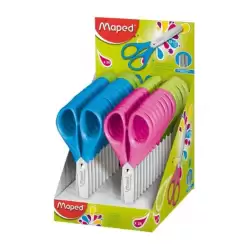 (464212) MAPED TIJERAS ESCOLARES ESSENTIALS 13CM SIMÉTRICAS C/SURTIDOS