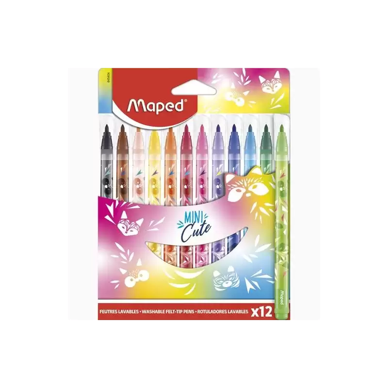 (845404) MAPED ROTULADORES MINI CUTE ESTUCHE DE 12 C/SURTIDOS