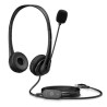 (428K6AA) HP AURICULARES G2 DIADEMA BINAURAL C/ MICRÓFONO CABLE USB NEGRO