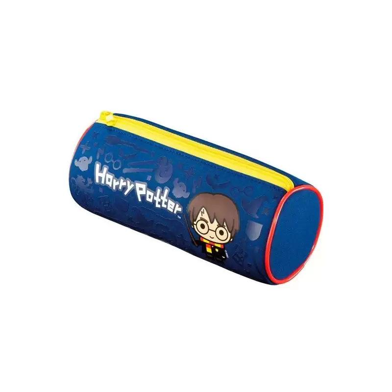 (934801) MAPED PORTATODO HARRY POTTER KIDS TUBO C/CREMALLERA NEOPRENO AZUL