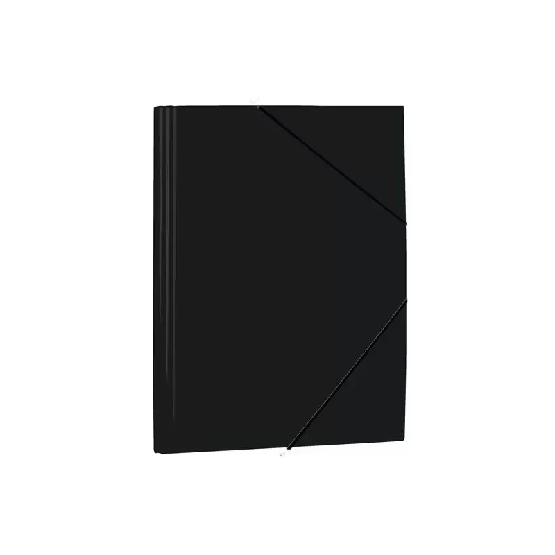 (1085P4) MARIOLA CARPETA CON GOMAS Y SOLAPAS FOLIO POLIPROPILENO 450 MICRAS NEGRO