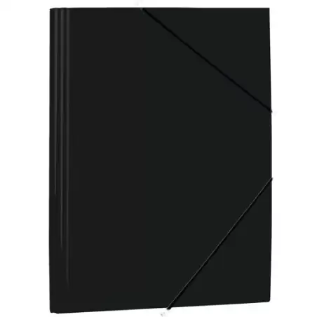 (1085P4) MARIOLA CARPETA CON GOMAS Y SOLAPAS FOLIO POLIPROPILENO 450 MICRAS NEGRO