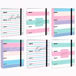 (2397FR-EX) MARIOLA CARPETA ANILLAS MIXTAS 4X40MM CARPEBLOCK C/RECAMBIO 100H C/GOMA CARTÓN FORRADO DISEÑOS SURTIDOS