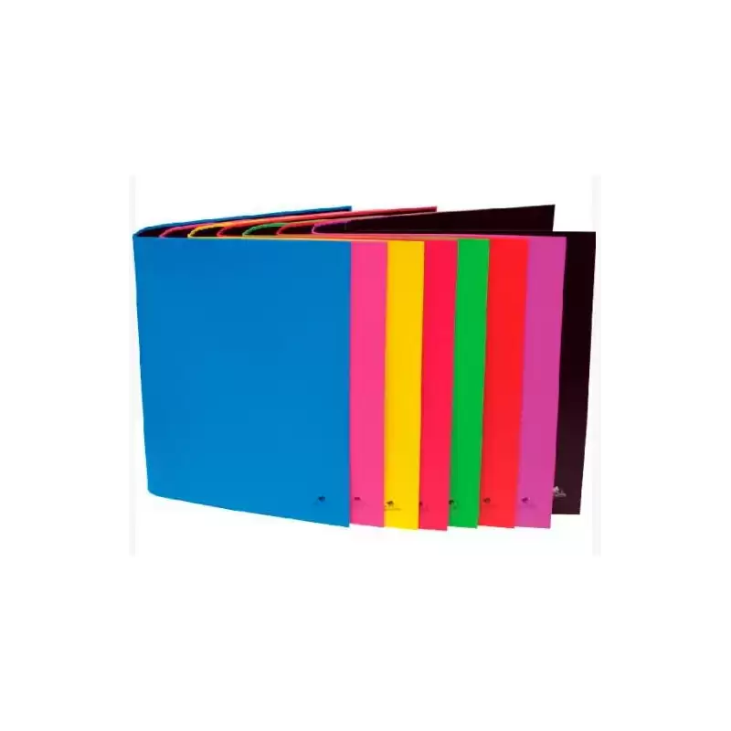 (384FP) MARIOLA CARPETA ANILLAS 4 X 40M FOLIO CARTÓN FORRADO PLASTIFICADO MATE C/SURTIDOS