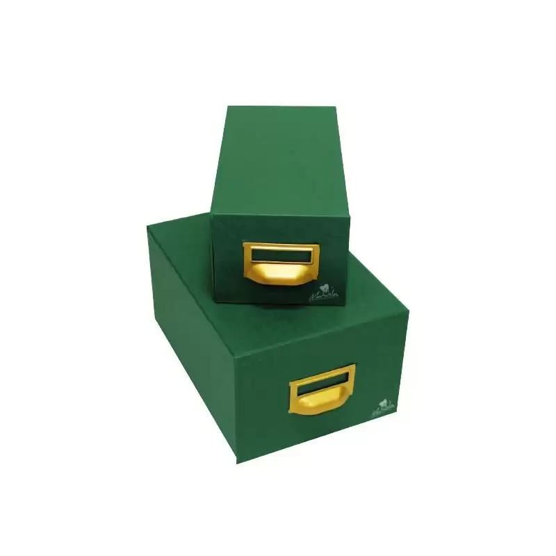 (5-500) MARIOLA FICHERO CARTÓN FORRADO GELTEX 500 FICHAS DE 250X190 VERDE