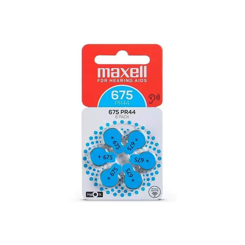 (791420) MAXELL BATERIAS DE AIRE DE ZINC 1