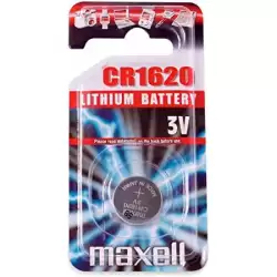 (CR1620-B1 MXB) MAXELL PILAS PLANAS DE LITIO 3V - CR1620 BLISTER 1 UNIDAD