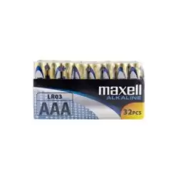 (LR03-32PK PACK SHRIN) MAXELL PILAS ALCALINAS AAA - LR03- PACK 32 UDS