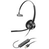 (214568-01) HP POLY AURICULARES ENCOREPRO EP310 DIADEMA MONOAURAL C/ MICRÓFONO CONTROL DE VOLUMEN CABLE USB-A NEGRO