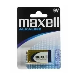 (LR09-B1 MXL) MAXELL PILAS ALCALINAS DE 9V - 6LR61- PACK 1 UD