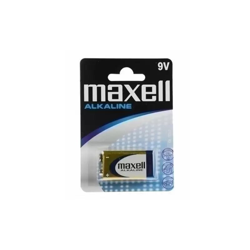 (LR09-B1 MXL) MAXELL PILAS ALCALINAS DE 9V - 6LR61- PACK 1 UD