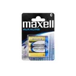 (LR134-B2 GD MXL) MAXELL PILAS ALCALINAS C - LR14 - PACK 2 UDS
