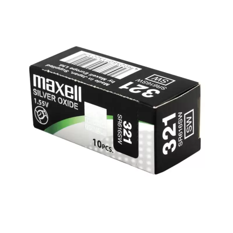 (SR0616SW MXL) MAXELL MICRO PILAS PLANAS ÓXIDO DE PLATA 1