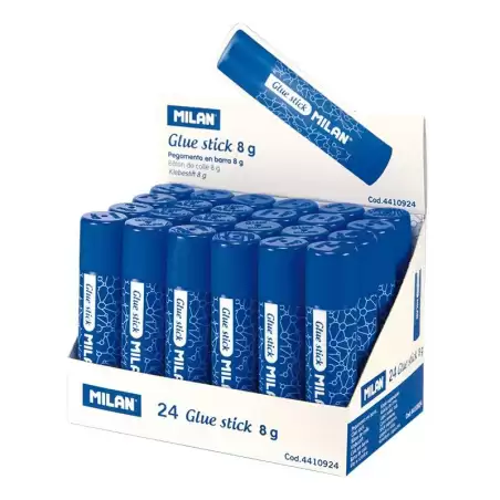 (4410924) MILAN PEGAMENTO BARRA 8GR CAJA EXPOSITORA -24UD-