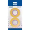 (BWM10479) MILAN CINTA ADHESIVA TRANSPARENTE ROLLO 12MM X 33M BLÍSTER 2 UD AMARILLO