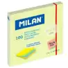 (4151PT100) MILAN BLOC NOTAS ADHESIVAS 100H 76X76 SERIE PASTEL COLORES ALTERNOS