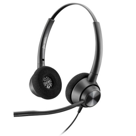 (767G0AA) HP POLY AURICULARES DE DIADEMA BIAURAL C/ MICRÓFONO CABLE USB ENCOREPRO HW320 NEGRO