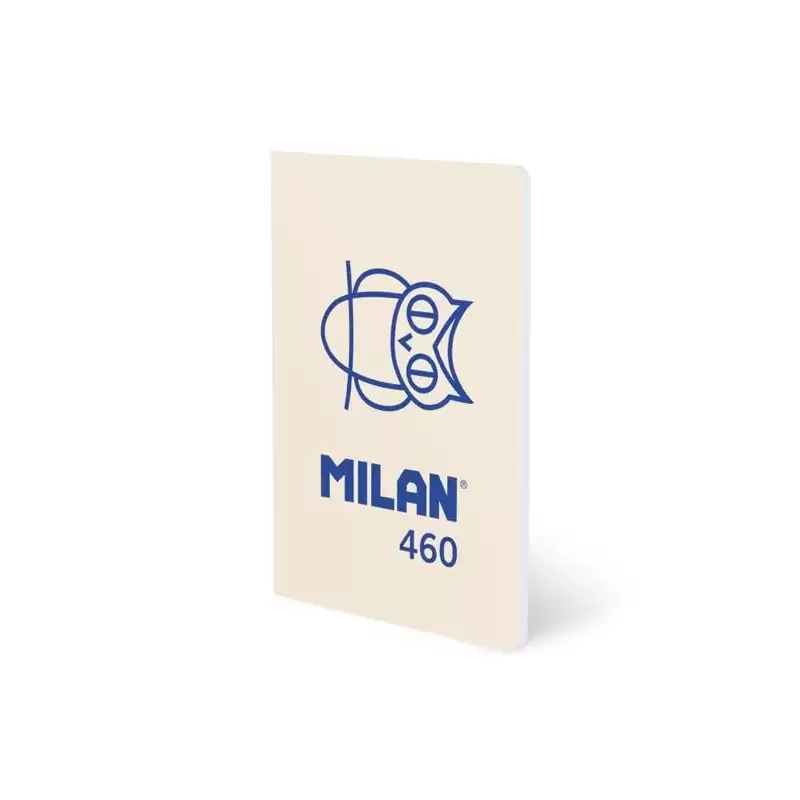 (57251G24BG460) MILAN LIBRETA GRAPADA A5 24H PAPEL BLANCO 95GR LISO COLECCIÓN 460 SINCE 1918 BEIGE