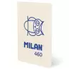 (57251G24BG460) MILAN LIBRETA GRAPADA A5 24H PAPEL BLANCO 95GR LISO COLECCIÓN 460 SINCE 1918 BEIGE
