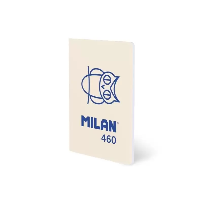 (57252G24BG460) MILAN LIBRETA GRAPADA A5 24H PAPEL BLANCO 95GR LÍNEA 7MM COLECCIÓN 460 SINCE 1918 BEIGE