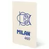 (57252G24BG460) MILAN LIBRETA GRAPADA A5 24H PAPEL BLANCO 95GR LÍNEA 7MM COLECCIÓN 460 SINCE 1918 BEIGE