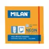 (85435) MILAN BLOC NOTAS ADHESIVAS REMOVIBLES 100H 76X76 NARANJA FLUORESCENTE