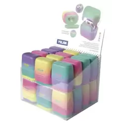 (20166224SN) MILAN AFILALÁPICES COMPACT SUNSET DOBLE CON DEPÓSITO C/SURTIDOS EXPOSITOR 24 UD