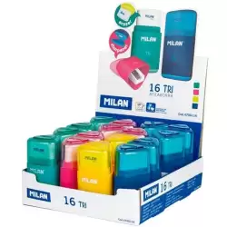 (4700116) MILAN AFILABORRA TRI SERIE ACID C/SURTIDOS CAJA EXPOSITORA 16 UD