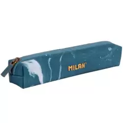 (081129LVB) MILAN PORTATODO MINI REDONDO SERIE LAVA AZUL