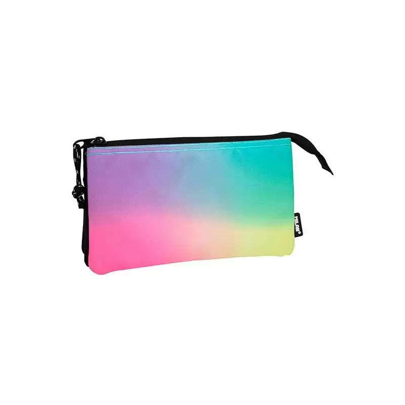 (081133SNK1) MILAN PORTATODO 5 COMPARTIMENTOS SUNSET NEGRO