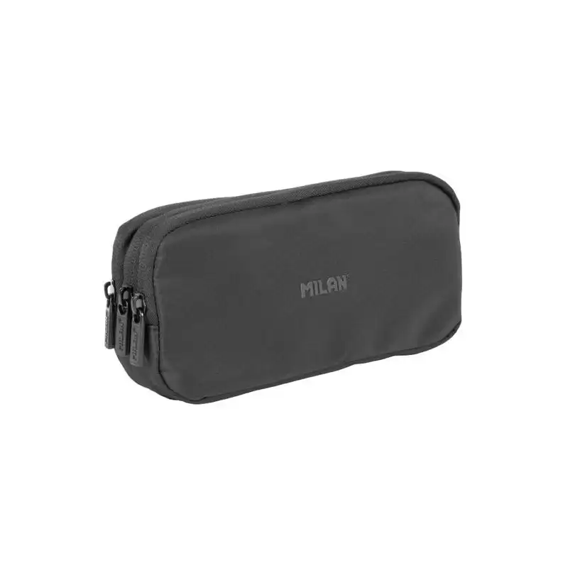 (081135DW) MILAN PORTATODO 3 CREMALLERAS SERIE SHADOW NEGRO